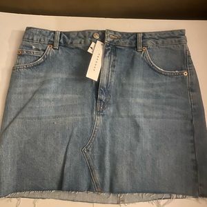 TopShop jean skirt